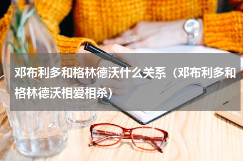 邓布利多和格林德沃什么关系（邓布利多和格林德沃相爱相杀）