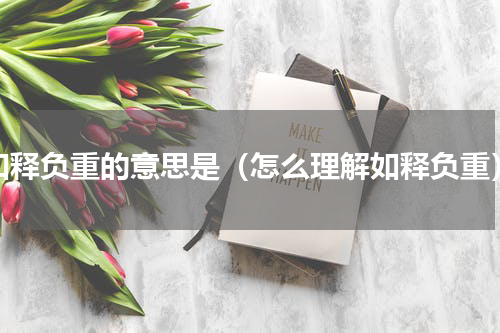 如释负重的意思是（怎么理解如释负重）