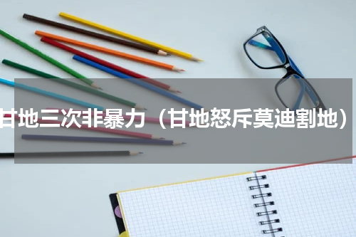 甘地三次非暴力（甘地怒斥莫迪割地）