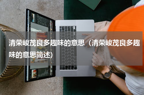 清荣峻茂良多趣味的意思（清荣峻茂良多趣味的意思简述）