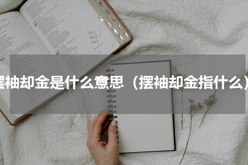 摆袖却金是什么意思（摆袖却金指什么）