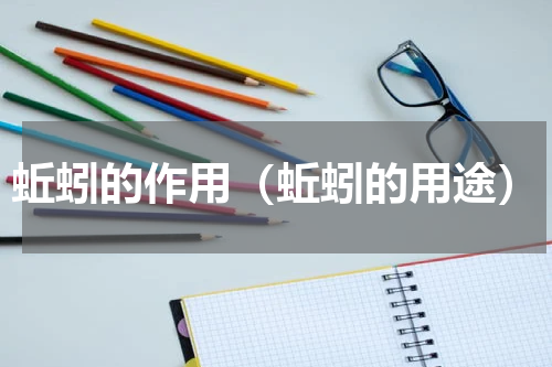 蚯蚓的作用（蚯蚓的用途）