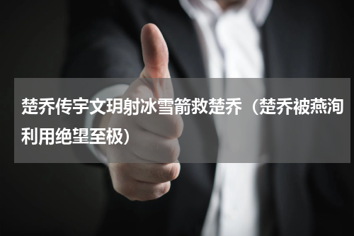楚乔传宇文玥射冰雪箭救楚乔（楚乔被燕洵利用绝望至极）