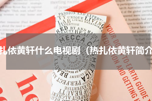热扎依黄轩什么电视剧（热扎依黄轩简介）