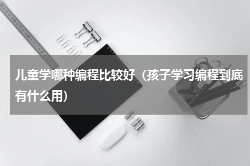 儿童学哪种编程比较好（孩子学习编程到底有什么用）