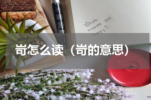 岢怎么读（岢的意思）