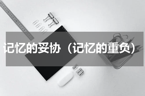 记忆的妥协（记忆的重负）