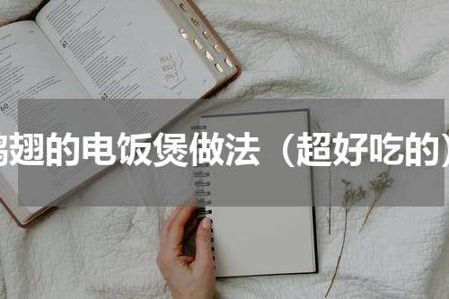 鸭翅的电饭煲做法（超好吃的）