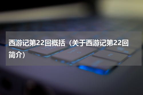 西游记第22回概括（关于西游记第22回简介）