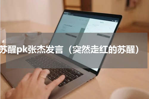苏醒pk张杰发言（突然走红的苏醒）