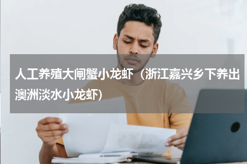 人工养殖大闸蟹小龙虾（浙江嘉兴乡下养出澳洲淡水小龙虾）