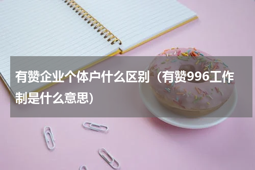 有赞企业个体户什么区别（有赞996工作制是什么意思）