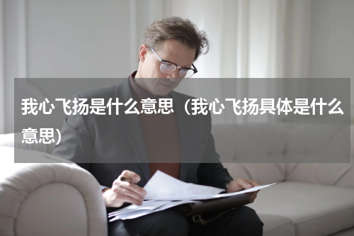 我心飞扬是什么意思（我心飞扬具体是什么意思）