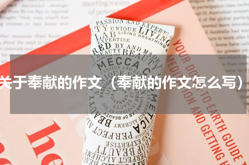 关于奉献的作文（奉献的作文怎么写）