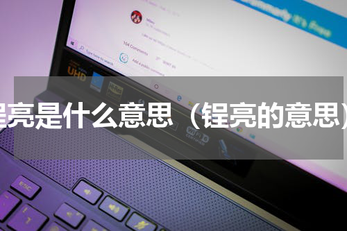 锃亮是什么意思（锃亮的意思）