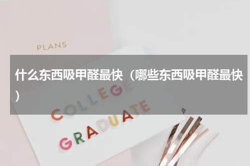 什么东西吸甲醛最快（哪些东西吸甲醛最快）
