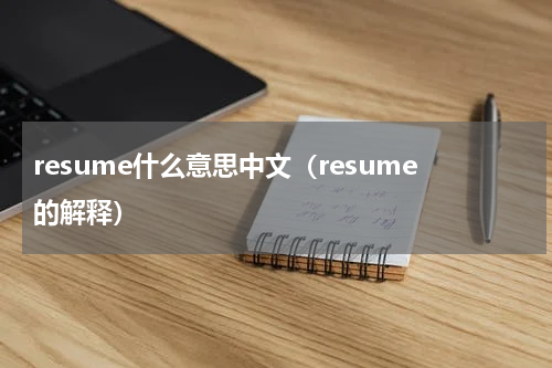resume什么意思中文（resume的解释）