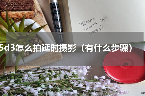 5d3怎么拍延时摄影（有什么步骤）