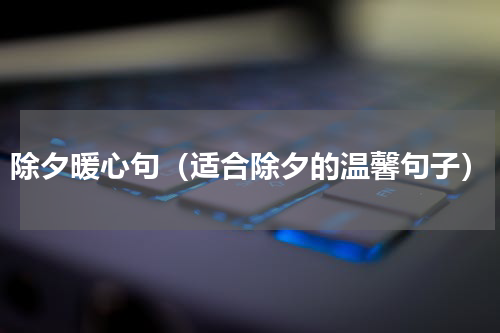 除夕暖心句（适合除夕的温馨句子）