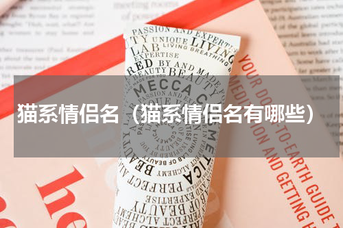 猫系情侣名（猫系情侣名有哪些）