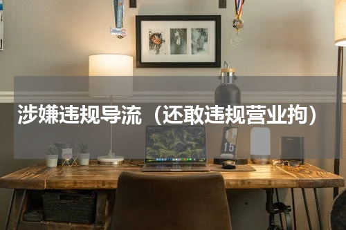 涉嫌违规导流（还敢违规营业拘）