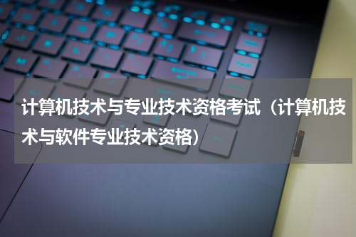 计算机技术与专业技术资格考试（计算机技术与软件专业技术资格）