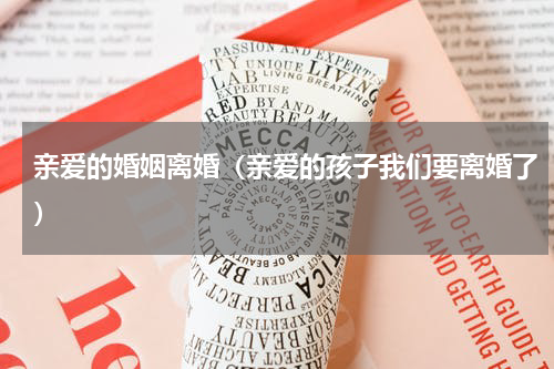 亲爱的婚姻离婚（亲爱的孩子我们要离婚了）