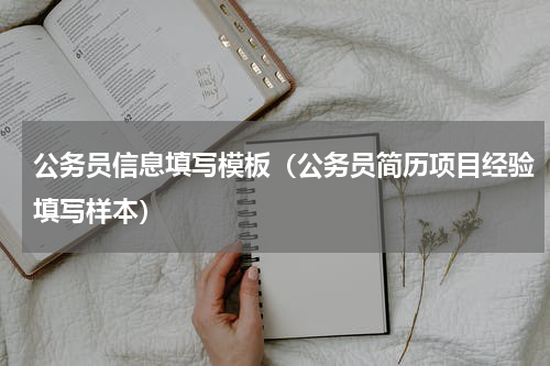 公务员信息填写模板（公务员简历项目经验填写样本）