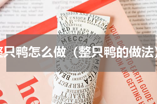 整只鸭怎么做（整只鸭的做法）