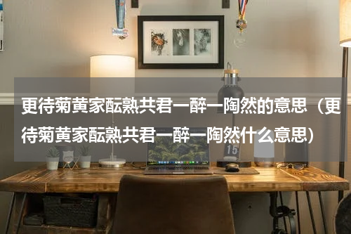 更待菊黄家酝熟共君一醉一陶然的意思（更待菊黄家酝熟共君一醉一陶然什么意思）