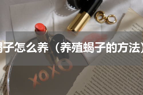 蝎子怎么养（养殖蝎子的方法）