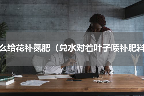 怎么给花补氮肥（兑水对着叶子喷补肥料）