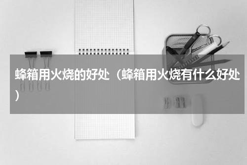 蜂箱用火烧的好处（蜂箱用火烧有什么好处）