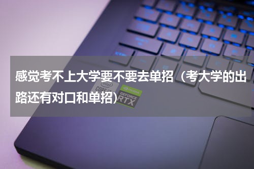 感觉考不上大学要不要去单招（考大学的出路还有对口和单招）