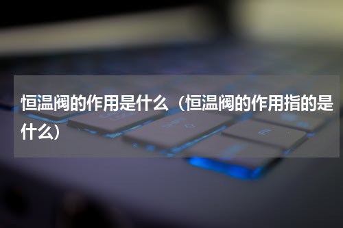 恒温阀的作用是什么（恒温阀的作用指的是什么）