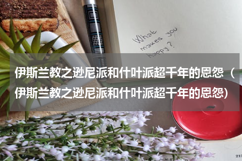 伊斯兰教之逊尼派和什叶派超千年的恩怨（伊斯兰教之逊尼派和什叶派超千年的恩怨）