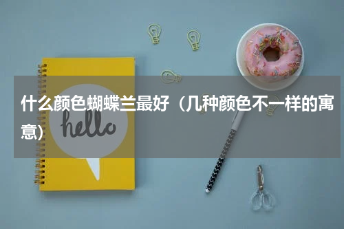 什么颜色蝴蝶兰最好（几种颜色不一样的寓意）