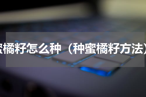 蜜橘籽怎么种（种蜜橘籽方法）