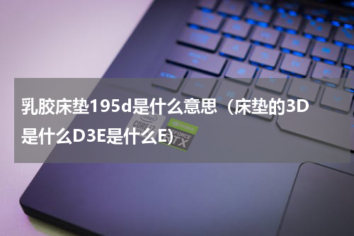 乳胶床垫195d是什么意思（床垫的3D是什么D3E是什么E）