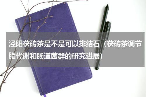 泾阳茯砖茶是不是可以排结石（茯砖茶调节脂代谢和肠道菌群的研究进展）