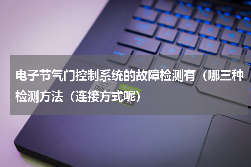 电子节气门控制系统的故障检测有（哪三种检测方法（连接方式呢）
