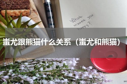 蚩尤跟熊猫什么关系（蚩尤和熊猫）