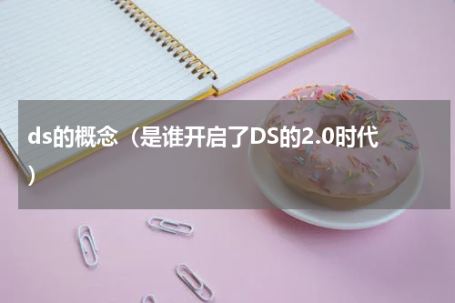 ds的概念（是谁开启了DS的2.0时代）