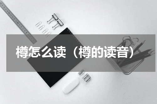 樽怎么读（樽的读音）