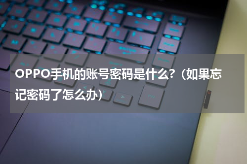 OPPO手机的账号密码是什么?（如果忘记密码了怎么办）
