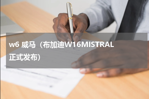 w6 威马（布加迪W16MISTRAL正式发布）