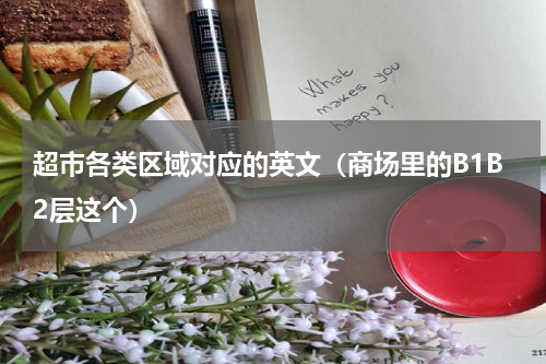 超市各类区域对应的英文（商场里的B1B2层这个）