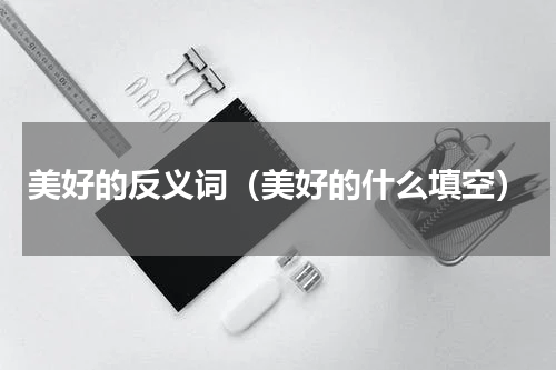 美好的反义词（美好的什么填空）