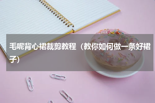 毛呢背心裙裁剪教程（教你如何做一条好裙子）