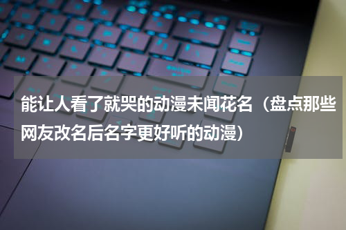 能让人看了就哭的动漫未闻花名（盘点那些网友改名后名字更好听的动漫）